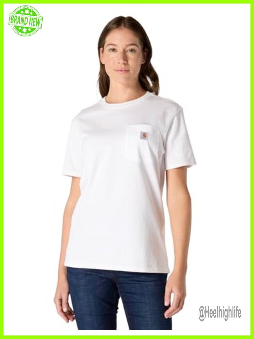 Carhartt WK87 Pocket T-Shirt Short Sleeve Workwear Crewneck